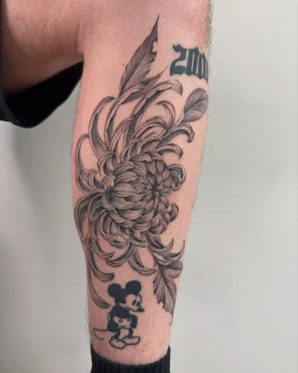 Tatouage « Chrysanthème »