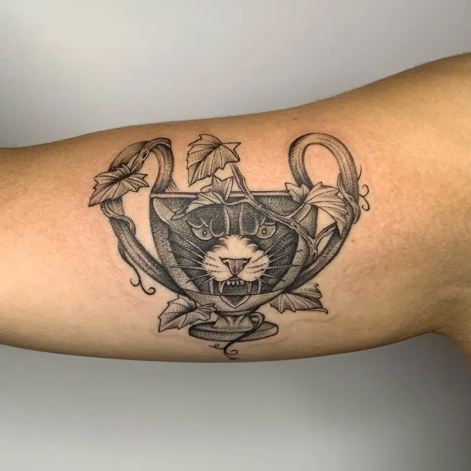 Tatouage « Coupe à la panthère »