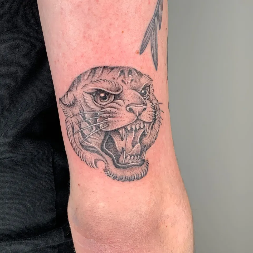 Tatouage « Tête de tigre »