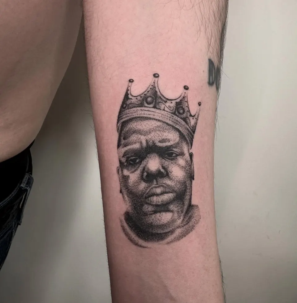 Tatouage « The Notorious B.I.G. »